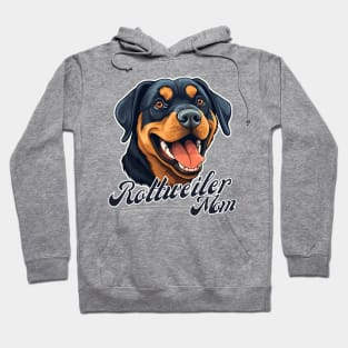 Rottweiler Mom T-Shirt - Dog Lover Gift, Pet Parent Apparel Hoodie